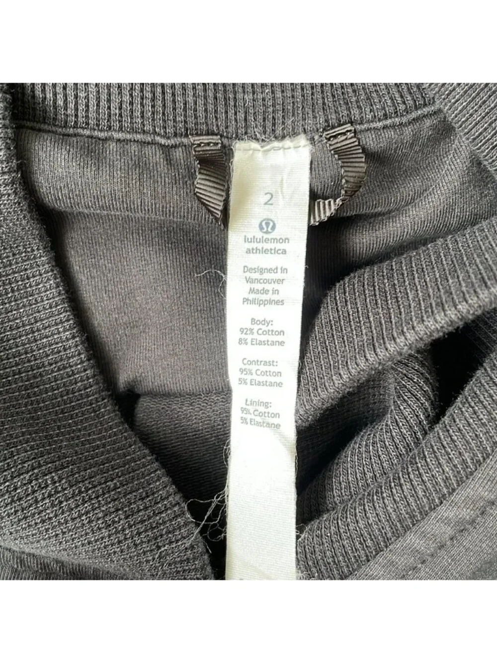 VGC Lululemon Belle Wrap - Black - Size 2